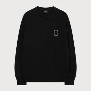 커버낫 C 로고 맨투맨 블랙 CO2503CR03BK 671667_5008531131_이미지