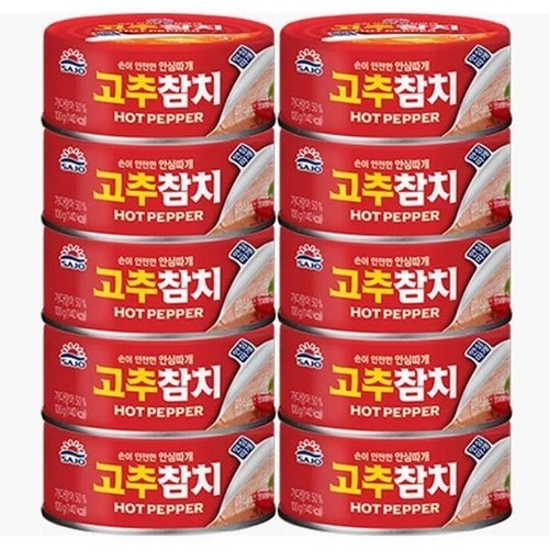 사조대림 고추 참치 100g (20개)