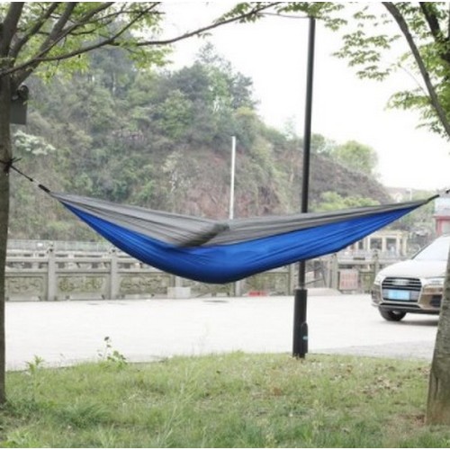 플라잉 초경량 캠핑해먹 그레이블루