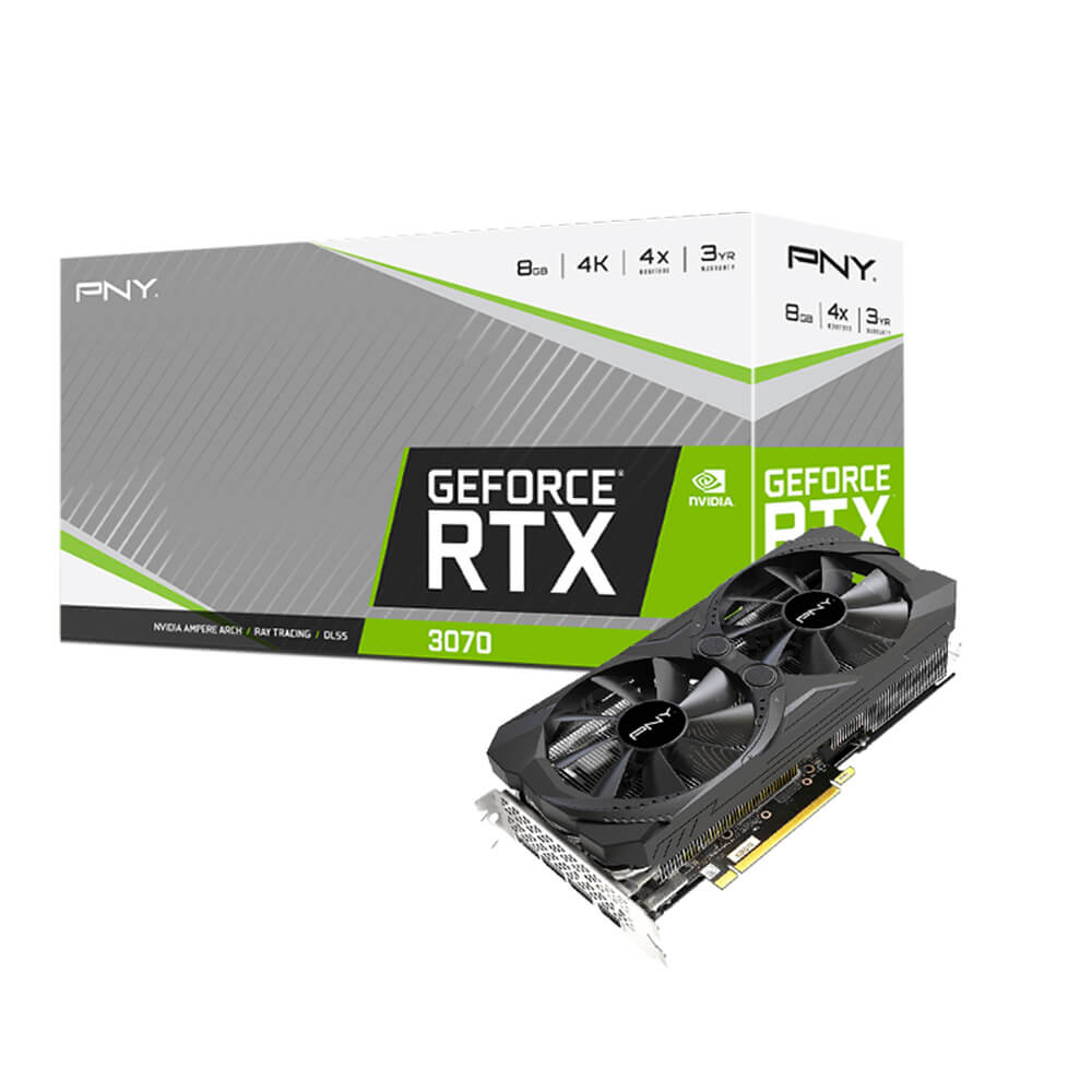 PNY 지포스 RTX 3070 UPRISING D6 8GB Dual LHR 마이크로닉스