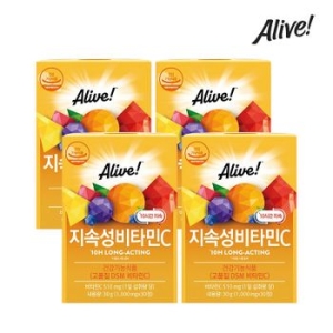 얼라이브 지속성 비타민C 30정 (4개)_이미지