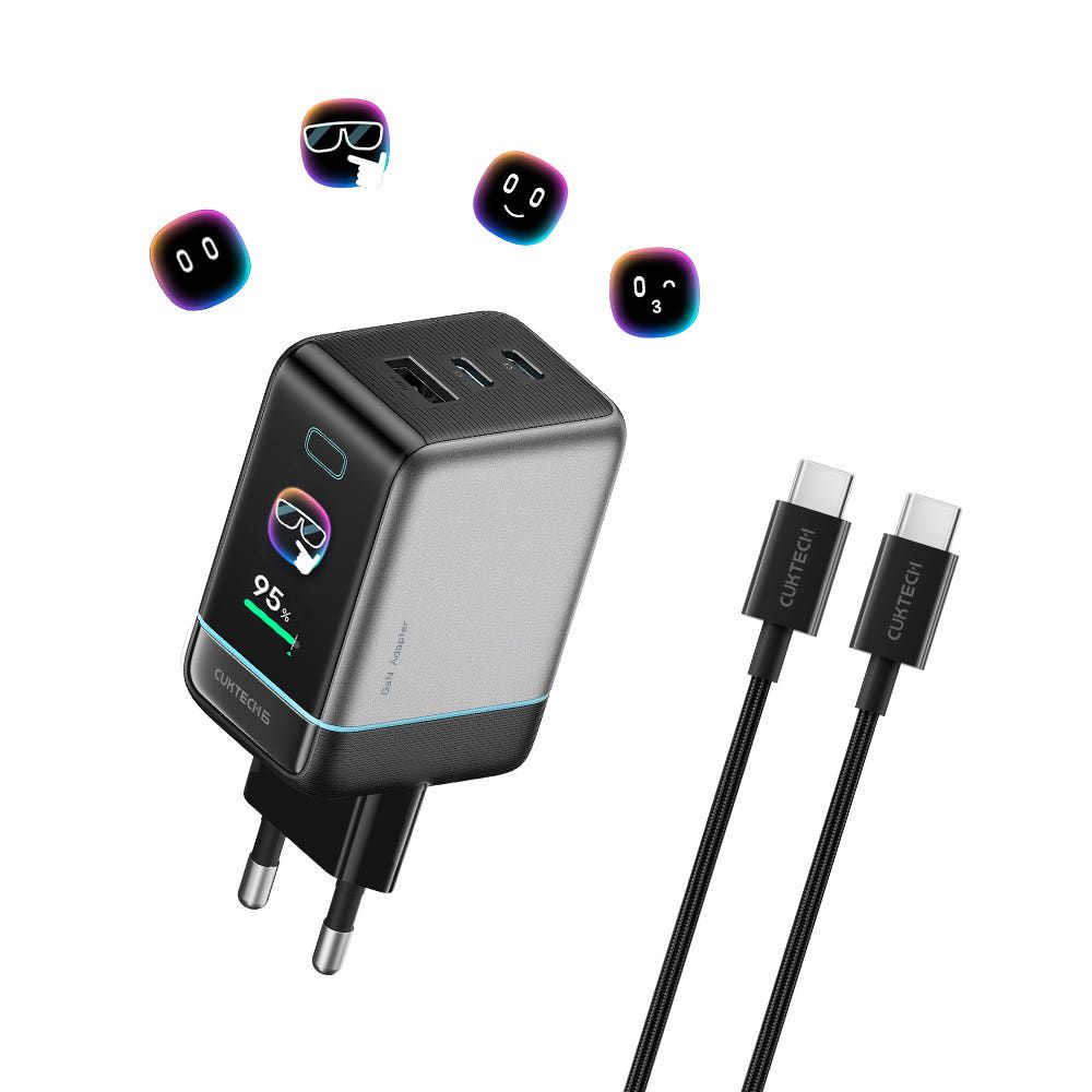 CUKTECH 6 ULTRA 65W 3��Ʈ GaN ������ AD653U