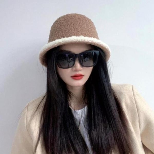 셀러허브 벙거지 털모자 마이 뽀글이 버킷햇 양털버킷햇 겨울모자 양털모자 뽀글이모자 S38778301_이미지