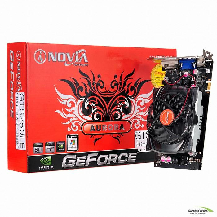 아이노비아 AURORA 지포스 GTS250LE 오로라 D3 512MB_이미지