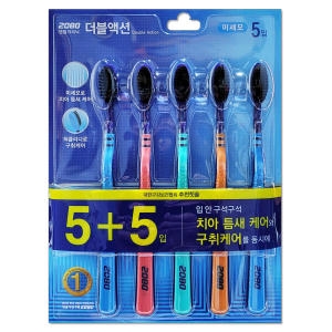 덴탈크리닉 더블액션 미세모 칫솔