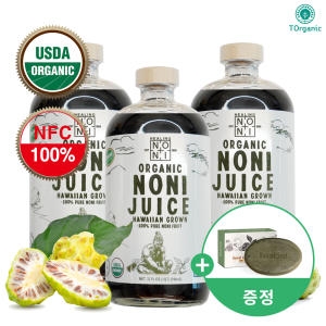 지엔엠라이프 GNM자연의품격 하와이안 힐링 유기농 노니주스 원액 946ml (3개)