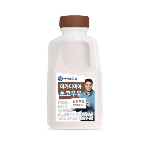 연세유업 마카다미아 초코우유 500ml (1개)_이미지