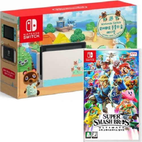 닌텐도 스위치 동물의 숲 에디션 8인용 게임 패키지