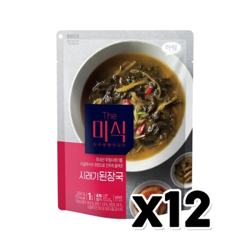 하림 더미식 시래기 된장국 350g (12개)_이미지