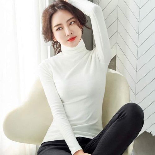 비틀버드 기모 터틀넥 하이넥 기모티셔츠 폴라 이너 티셔츠 SBO_10049