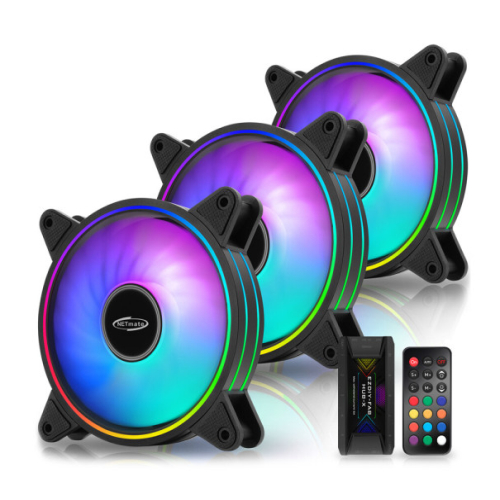 NETmate Moonlight ARGB (컨트롤러/3팩, 블랙)_이미지