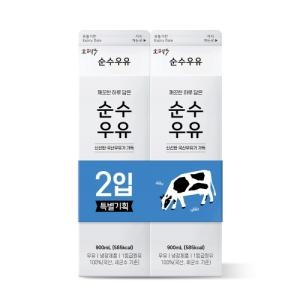 동원F&B 소와나무 순수우유 900ml (2개)_이미지