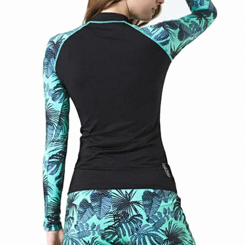 베이직엘르 BEL-S213T 트로피칼 집업 래쉬가드 3종세트_이미지