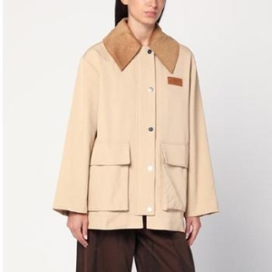 ���� Beige twill jacket W07576470/XL_GAN-531_127-S/M Orange