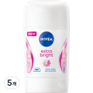 니베아 데오드란트 스틱 엑스트라 브라이트 50ml (5개)_이미지