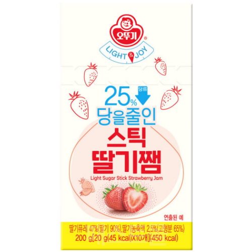 LIGHT&JOY 스틱 딸기쨈 20g (100개)_이미지
