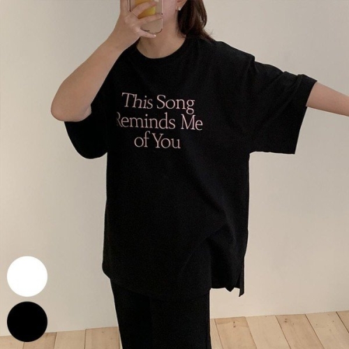 시드마켓 마인드미프린팅박스티 404S008S 빅사이즈 여성의류_이미지