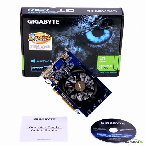 GIGABYTE 지포스 GT730 UD2 D3 1GB_이미지