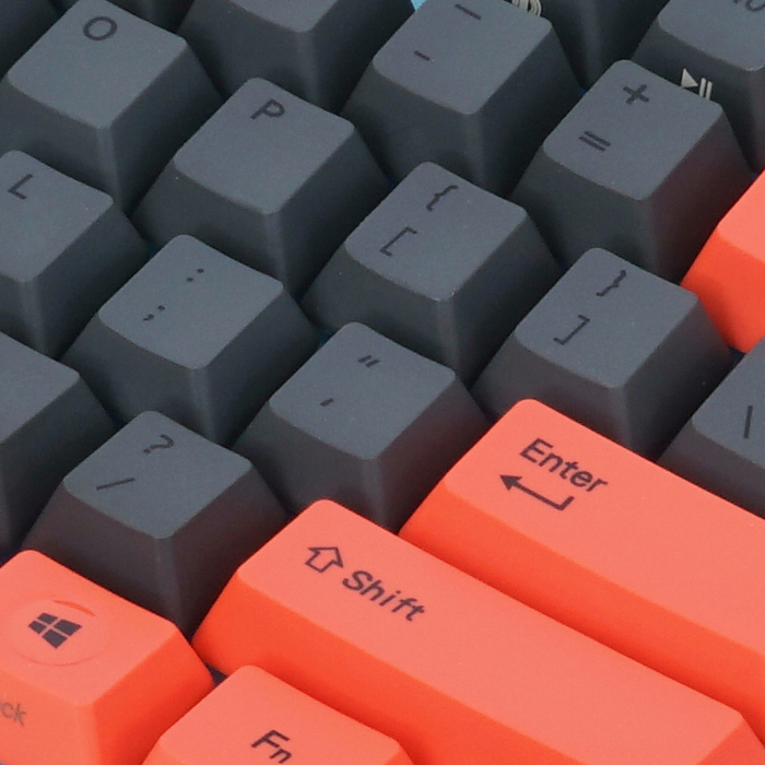 VARMILO PBT 염료승화 영문 레드 다크 그레이_이미지