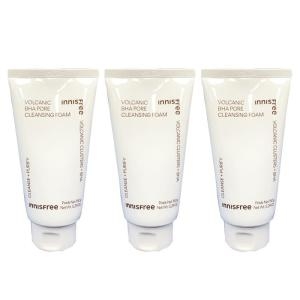 아모레퍼시픽 이니스프리 화산송이 모공 BHA 클렌징 폼 150g (3개)