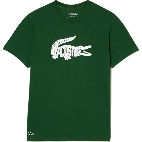 동일드방레 라코스테 레터링 빅크록 반팔 티셔츠 TH8937-54G (291, 그린)