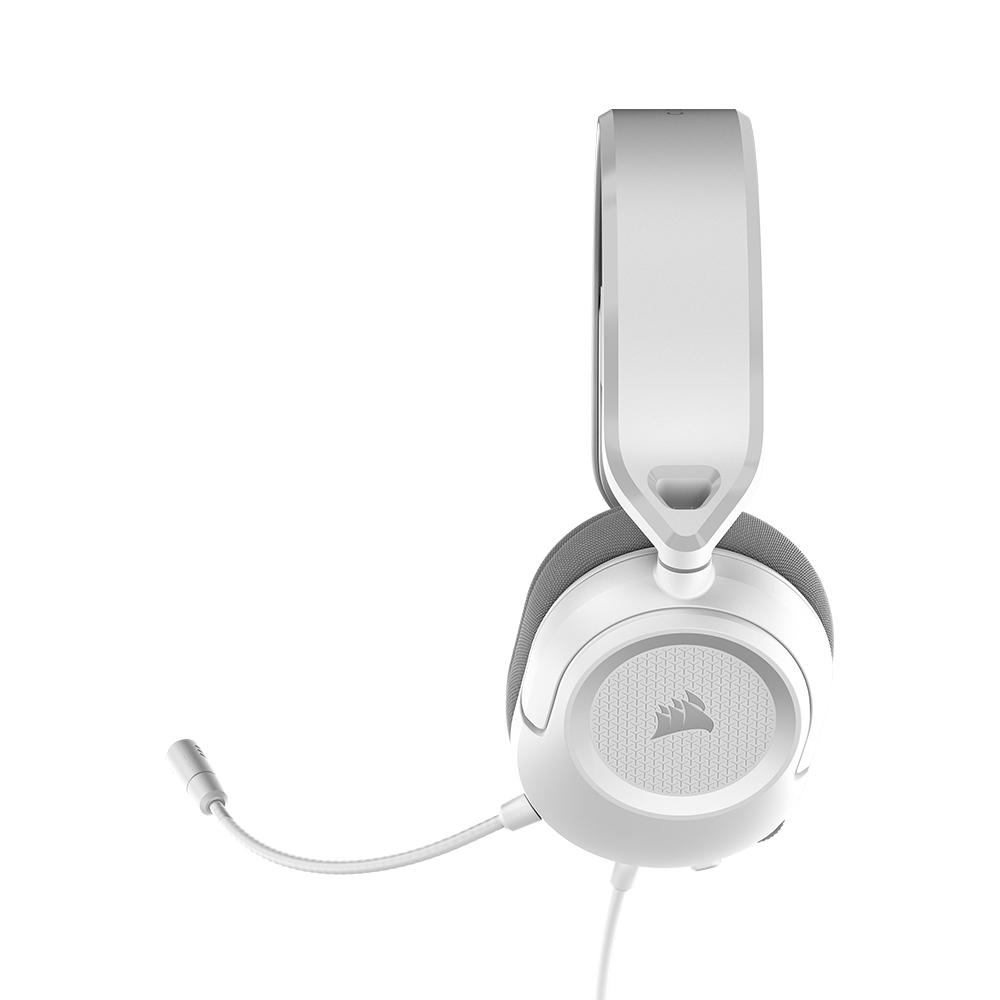 CORSAIR HS35 v3 게이밍 헤드셋 (화이트, 정품)_이미지