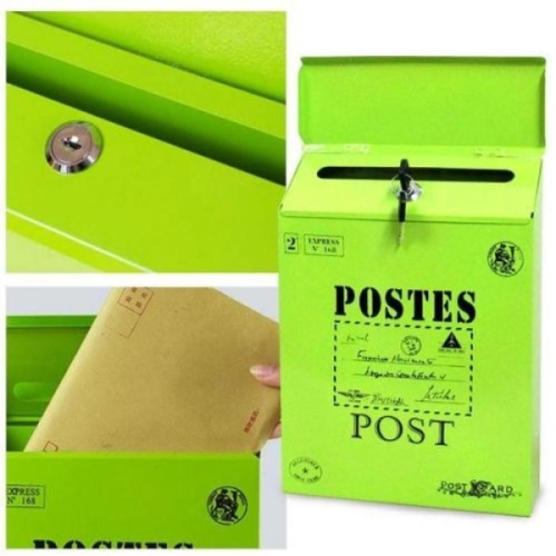 오노마 ONM DE 인테리어 벽걸이 빈티지 스틸 우편함 우체통 건의 16079274_이미지