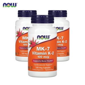 나우푸드 MK7 비타민 K2 100mcg 120캡슐 (3개)