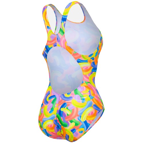 배럴 우먼 옵티컬 V백 스윔슈트 멀티젤리 BI3WSWS03MLJ_이미지