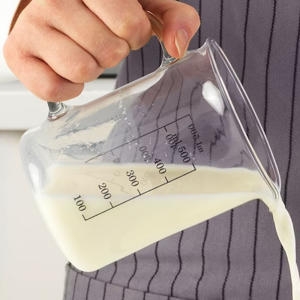 내열유리 눈금 계량컵 비이커 비커 투명 500ml