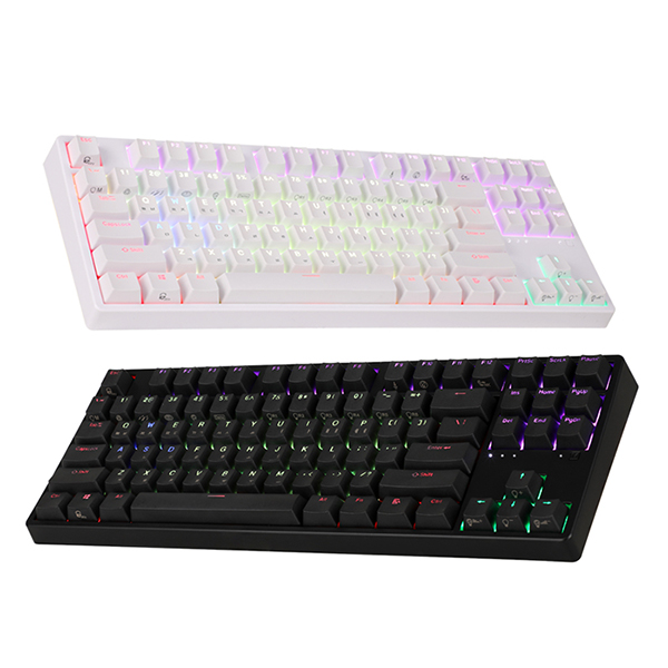 앱코 HACKER KN01 텐키리스 PBT RGB 무접점 블랙 (45g)_이미지