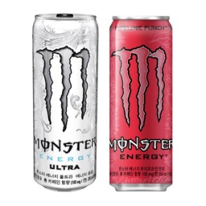  코카콜라음료 몬스터 에너지 울트라 + 파이프라인 펀치 355ml [48개]