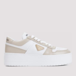 프라다 레이스 업 스니커즈 1E792MF050.3LPG F0P09 BIANCO DESE