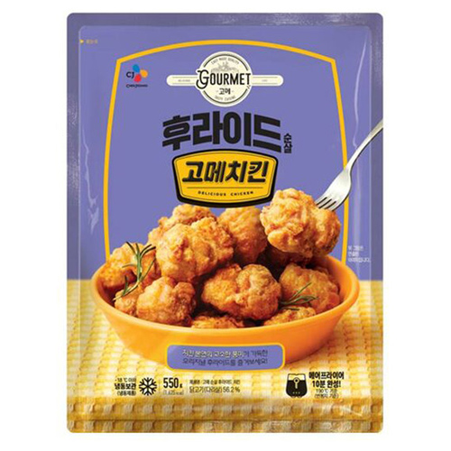 CJ제일제당 고메 순살후라이드 치킨 550g (1개)_이미지