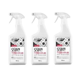 오클린 주방용 세정 스프레이 750ml 3개_이미지