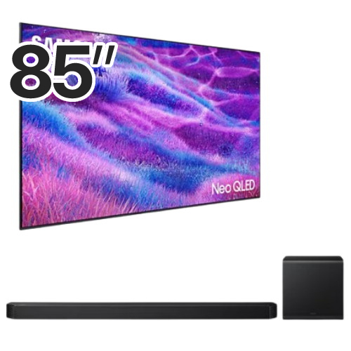 삼성전자 네오QLED KQ85QNF80AFXKR (벽걸이+사운드바, HW-Q800F)