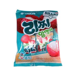 오리온 리찌알맹이 6입 마이구미 대용량 소포장 간식 후식 디저트