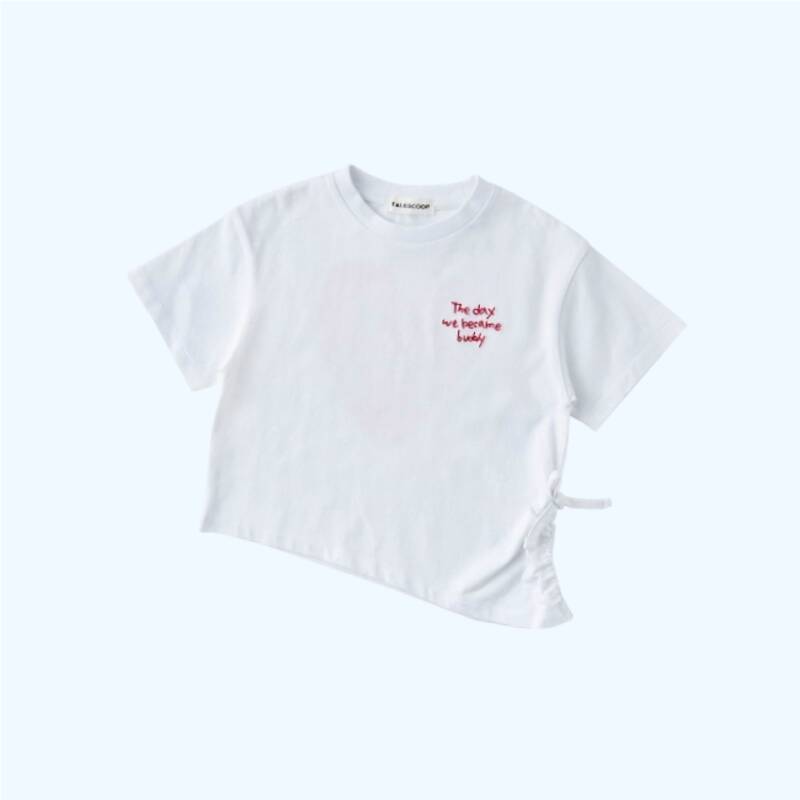 리틀그라운드 WH 테일스쿱 하트셔링언발란스티셔츠 상의 76124 332 01 76124 01 5218136_이미지