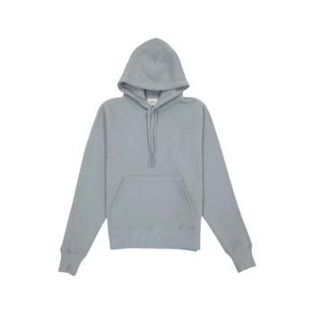 아미 톤온톤 하트 로고 엠보스 후드 클레이 블루 USW227-749-4012_이미지