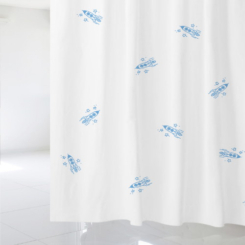 수풀 디자인수풀   샤워커튼 키즈카페 우주선_이미지