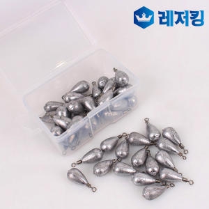  머털낚시 앵글러 다운샷봉돌 대용량 민물바다루어낚시