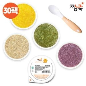 짱죽 골고루 이유식 30팩 죽2 + 진밥