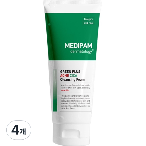 메디팜 아크네 시카 클렌징폼 220ml (4개)_이미지