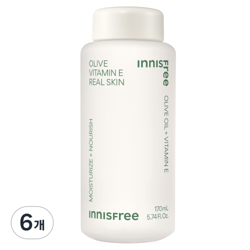 이니스프리 올리브 비타민E 리얼 스킨 170ml (6개)_이미지