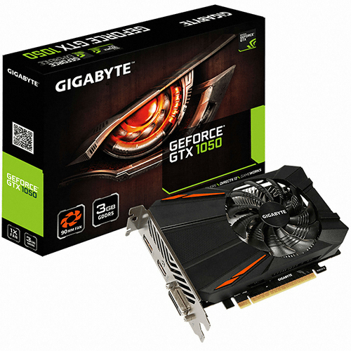 GIGABYTE 지포스 GTX1050 UD2 D5 3GB 미니미