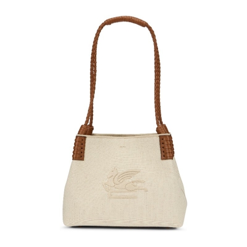 리넨 코튼 패브릭 리브라 숄더백 WP1D0052AT275 M1384