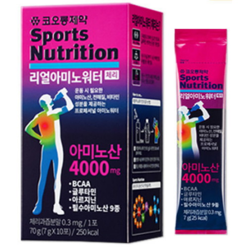 코오롱제약  리얼아미노워터 체리맛 10포 (1개)