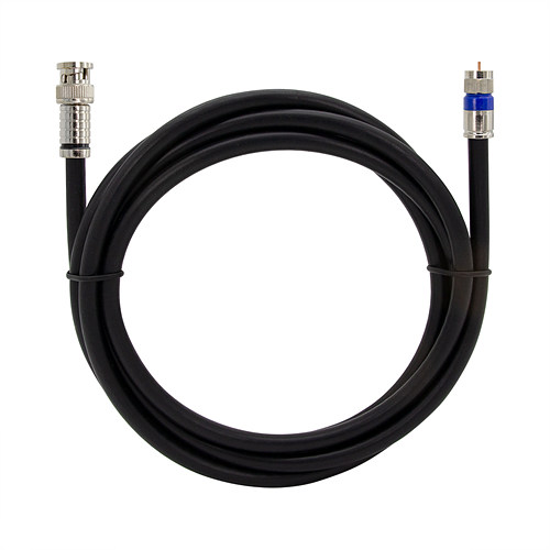 탑라인에이치디 솔탑 고급형 BNC TO RF 블랙 TV 동축 케이블 (SOLTOP-706, 15m)_이미지