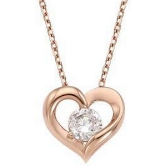 14K 데일리베이직 하트 웨이브 목걸이 LNT19067T