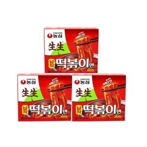 농심 생생납작떡볶이면 258g (3개)